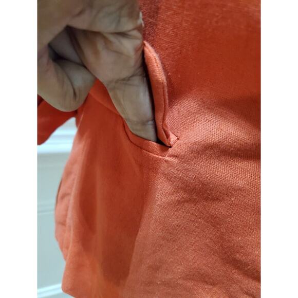 Lush Coral Cotton Single Breasted One Button Boyfriend Blazer Jacket Size Small - Picture 5 of 14